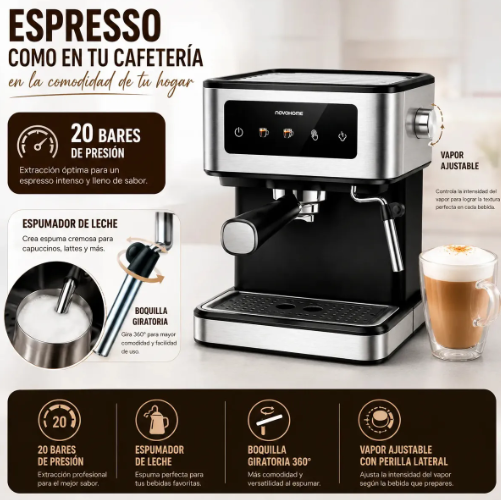Cafetera Espresso Automatica Digital