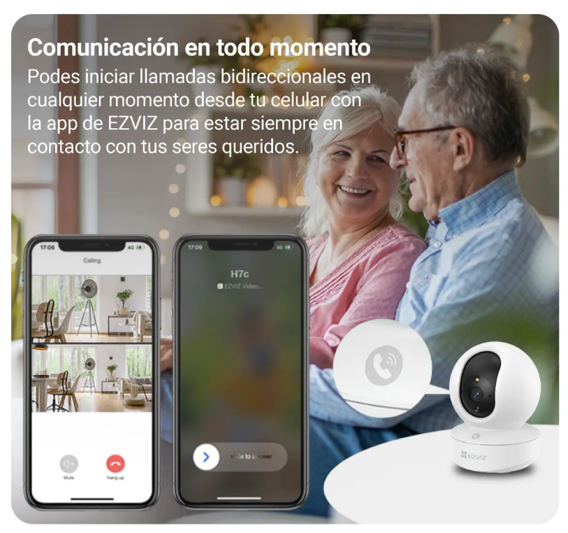 Camara WiFi EZVIZ TY1 Interior