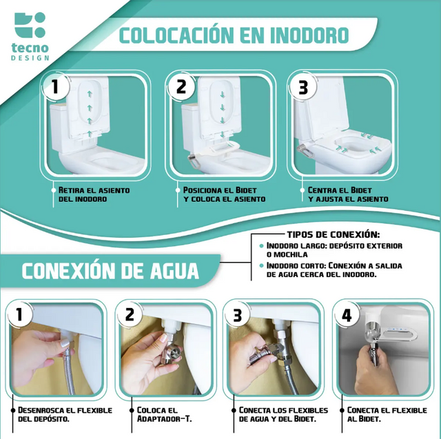 Griferia Bidet Flex Inodoro
