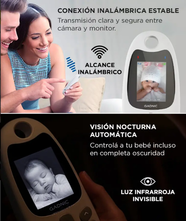 Baby Monitor Babycall Gadnic CAMBEB48