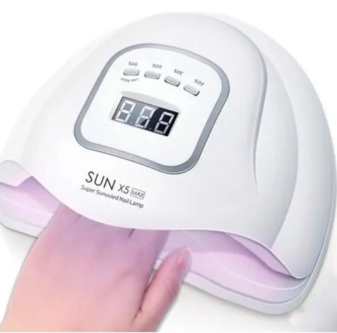 Cabina para uñas SunX5 MAX Blanca 120W Original Uv Led