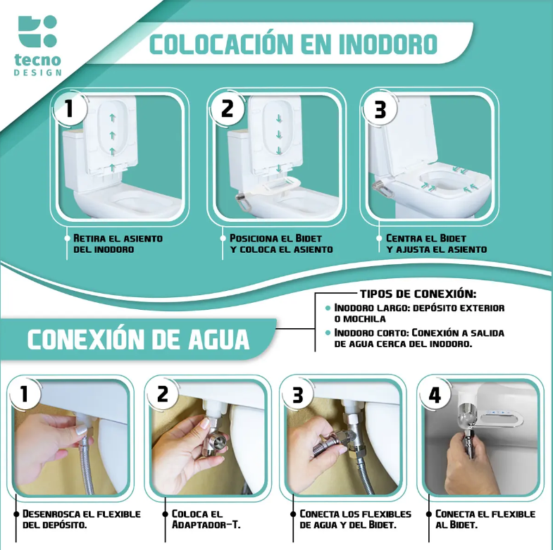 Griferia Bidet Flex Inodoro