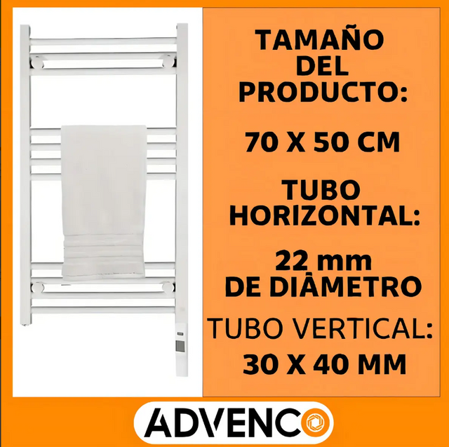 Toallero Calentador Electrico Barra 250w